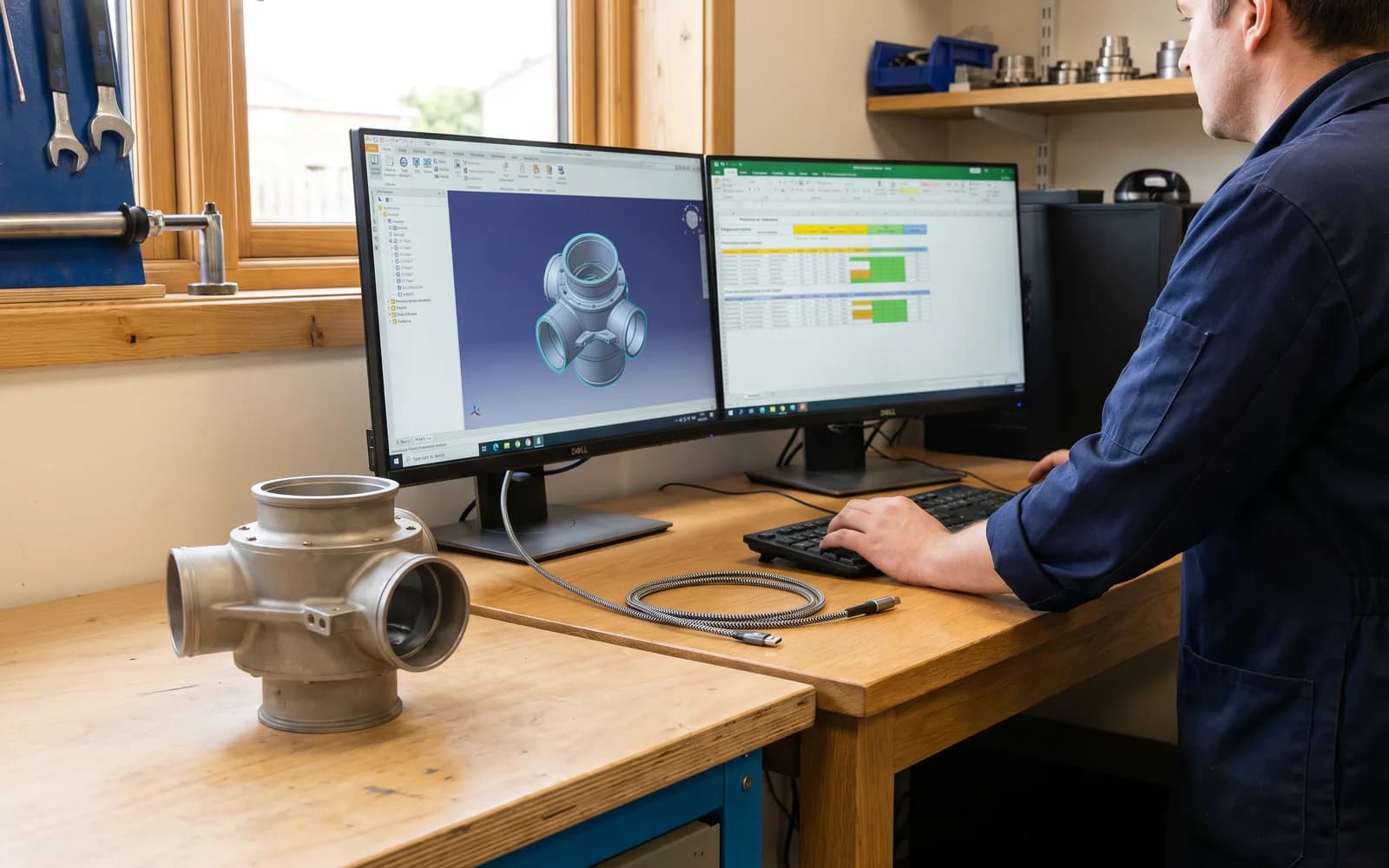 CAD and production planning connected automatically – cross-department workflows