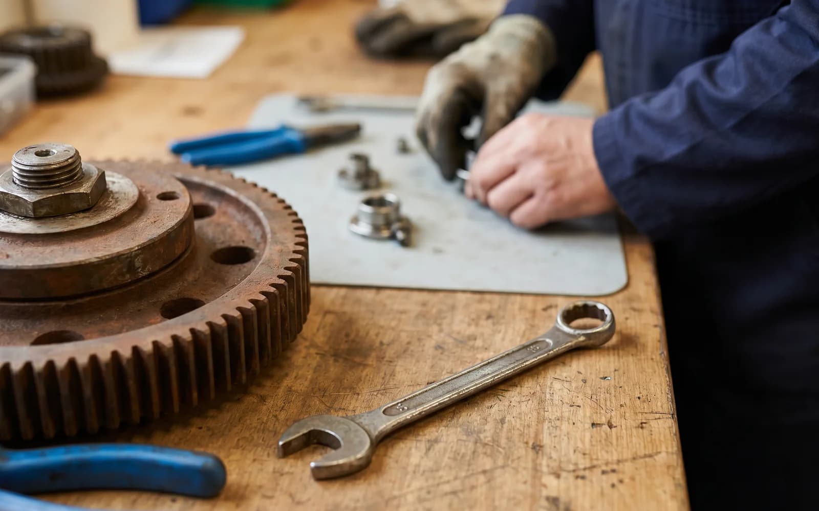 A fitting tool beside an oversized one — good-enough architecture for small firms