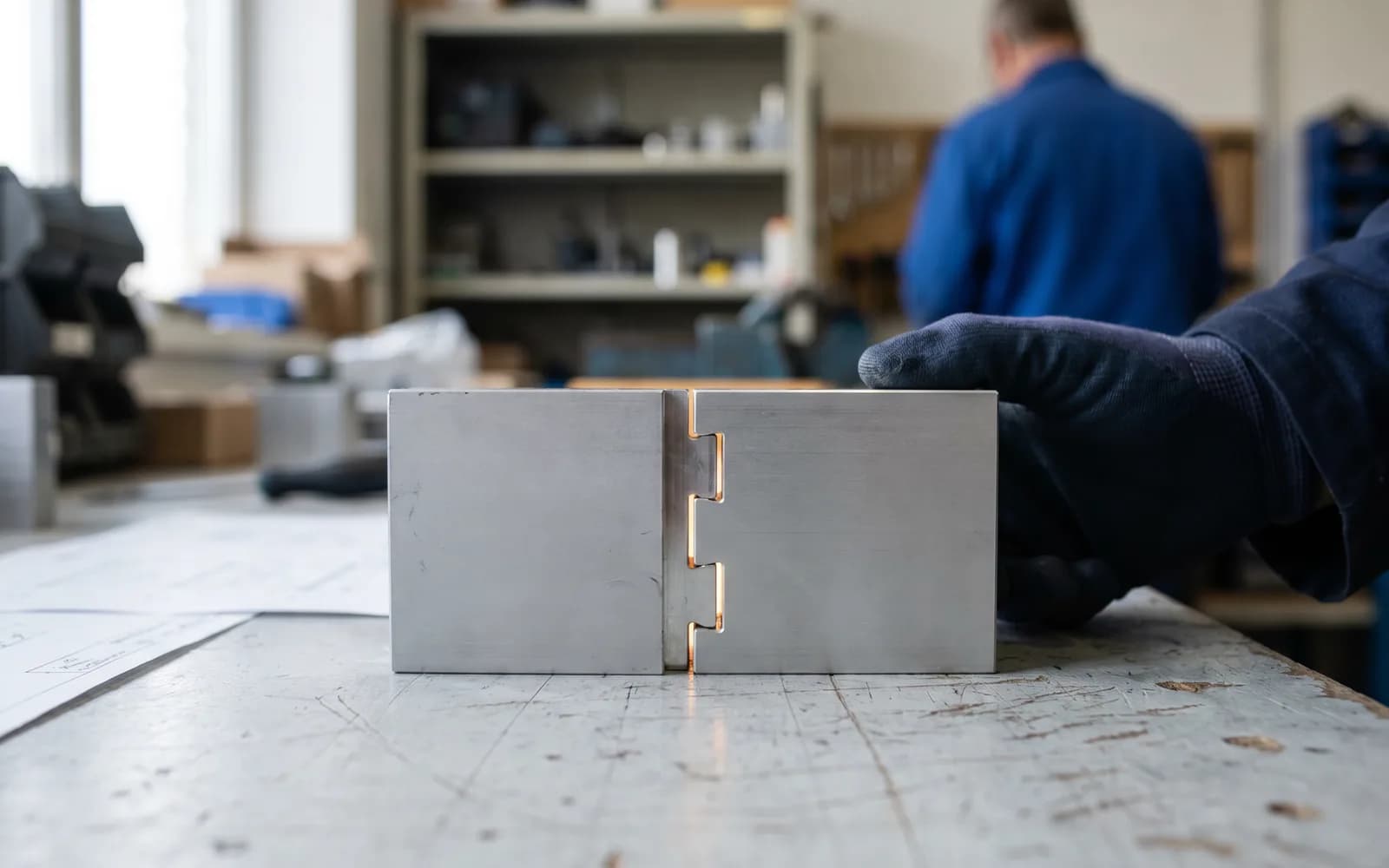 Two modules meet at a clean interface – interfaces first